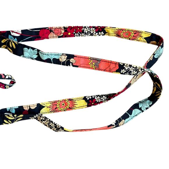 Vera Bradley Happy Snails Quilted Tote Bag Multicolor Floral Shoulder Purse OS - Picture 6 of 9